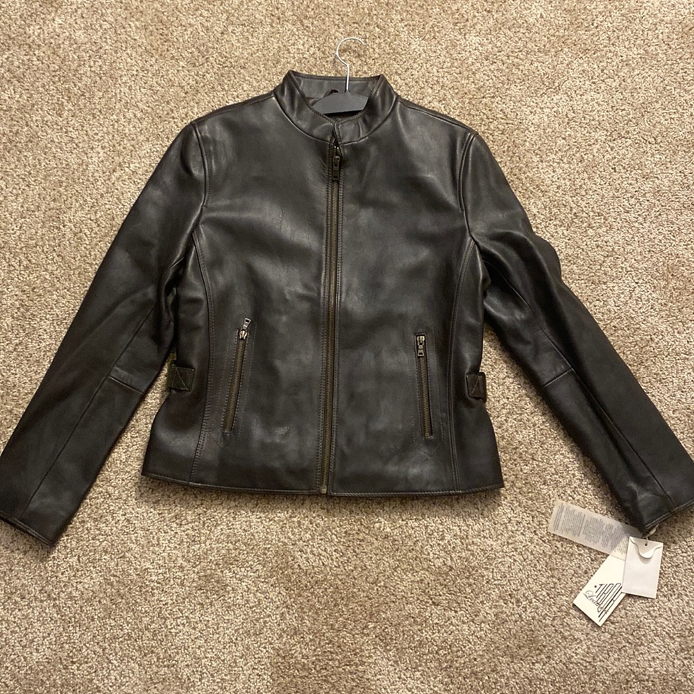 Woman’s leather jacket